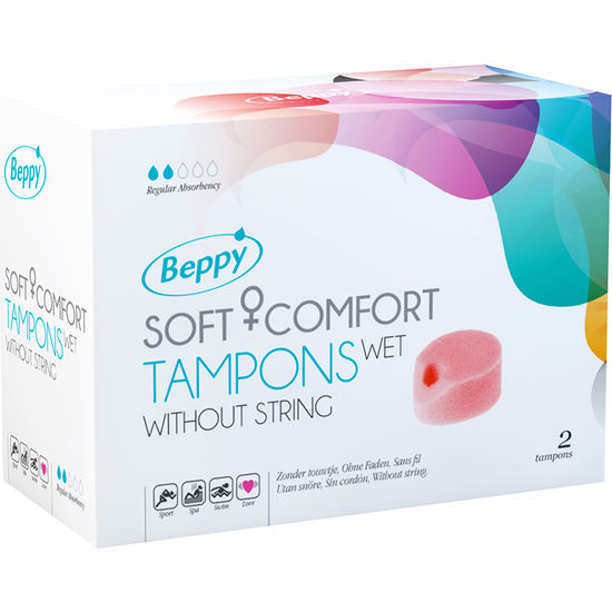 BEPPY - SOFT COMFORT HUMIDE TAMPONS 2 UNITS
