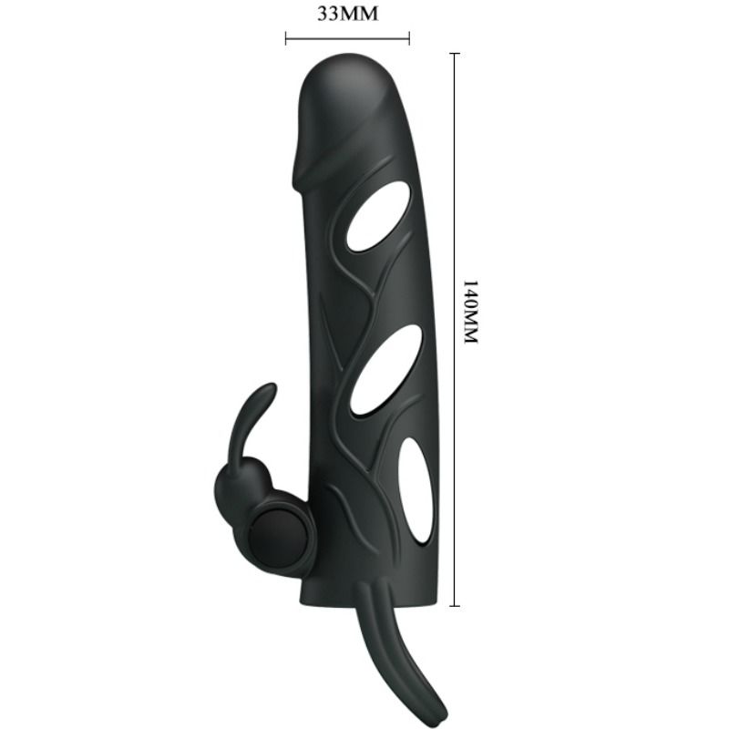 PRETTY LOVE - HOUSSE IN SILICONE AVEC VIBRATION 14 CM 2.0
