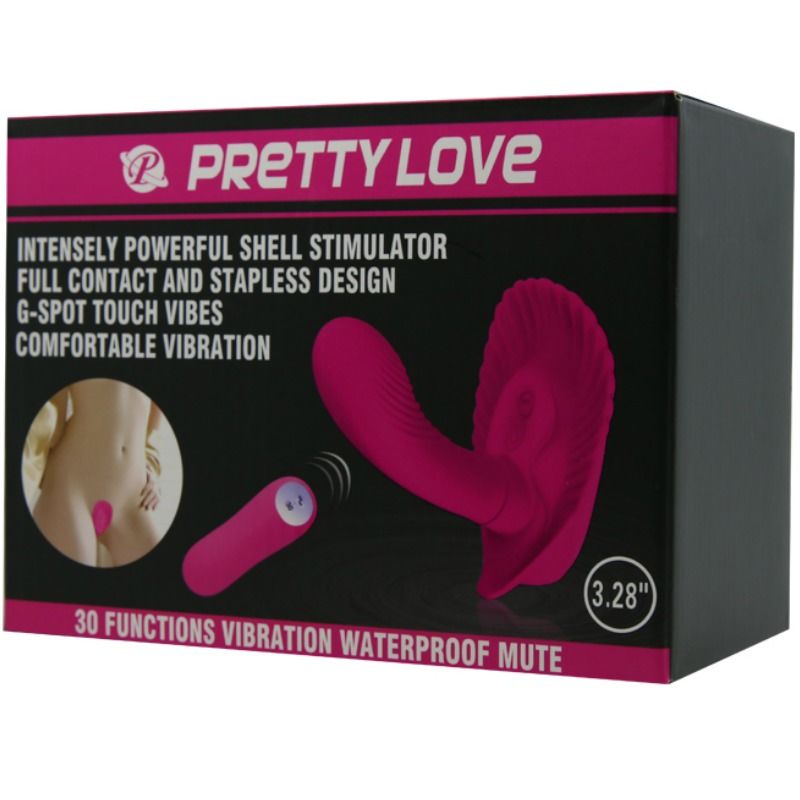 PRETTY LOVE - CONCHA ESTIMULANTE DE CONTROL REMOTO