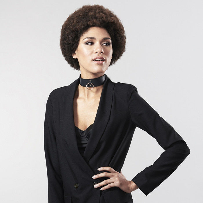 BIJOUX INDISCRETS MAZE - COLLAR NEGRO CON PULSERA