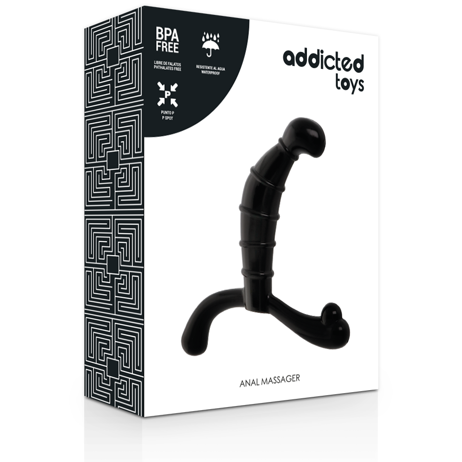 JUGUETES ADICTO - PLACER ANAL Y PROSTÁTICO NEGRO