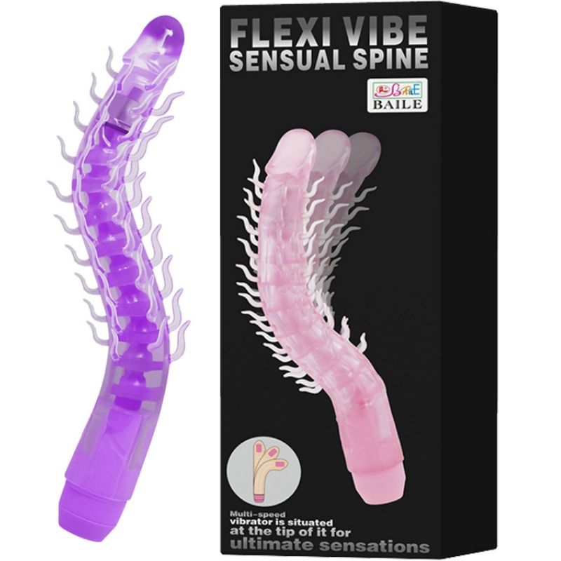 DANCE - FLEXI VIBE SENSUAL SPINE GODE VIBRANT PLIABLE LILAS 23.5 CM