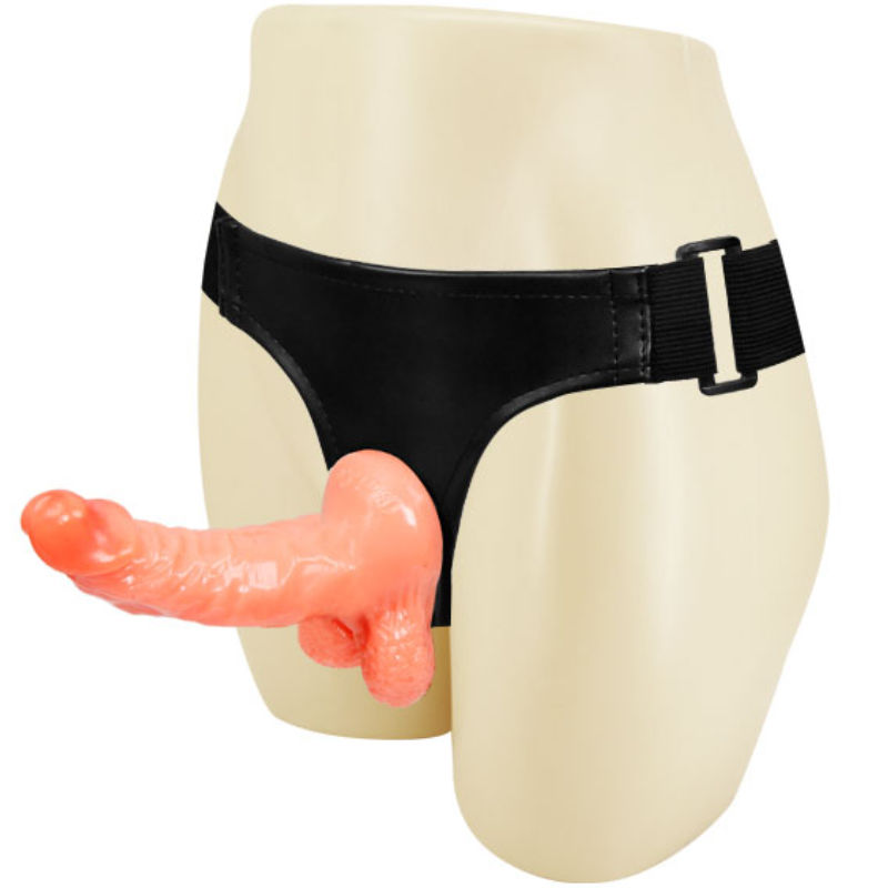 DANCE - HARNAIS AVEC PÉNIS RÉALISTE ET CULOTTE RÉGLABLE ULTRA PASSIONNÉE 15.5 CM