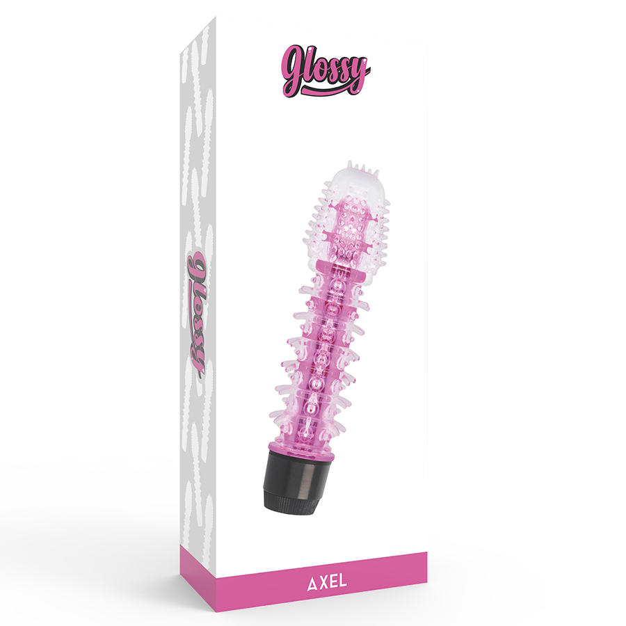 GLOSSY - AXEL VIBRATOR ROSE