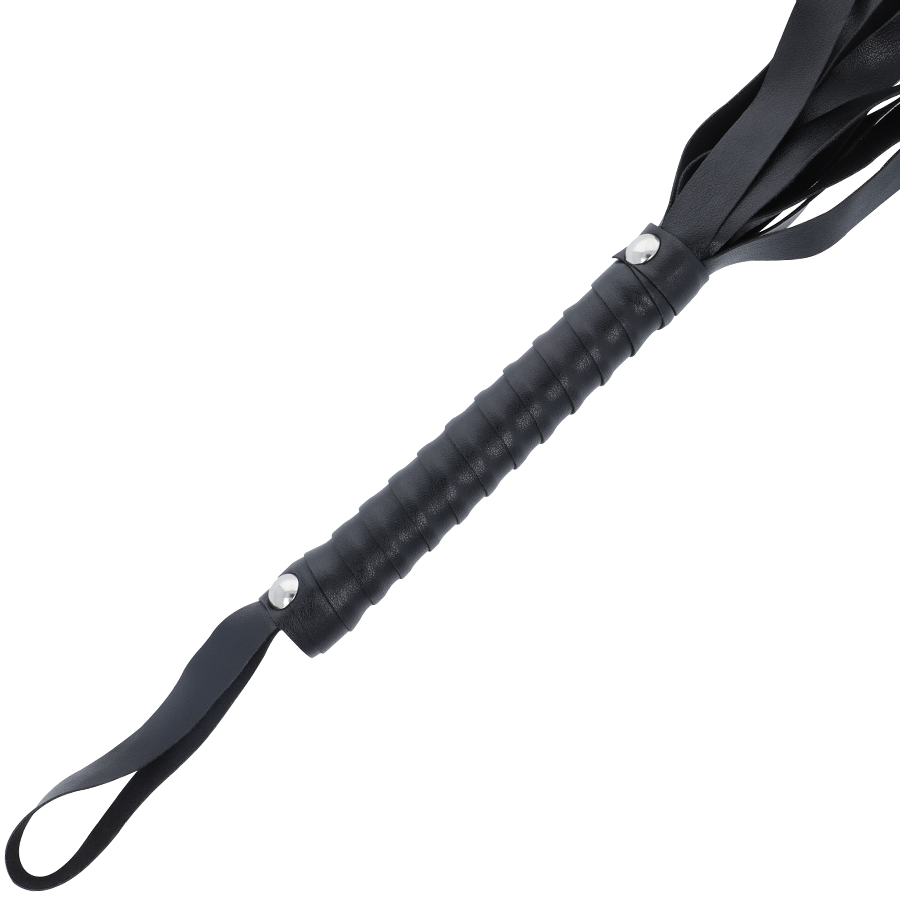 OSCURIDAD - LÁTIGO DE BONDAGE NEGRO DE 51 CM