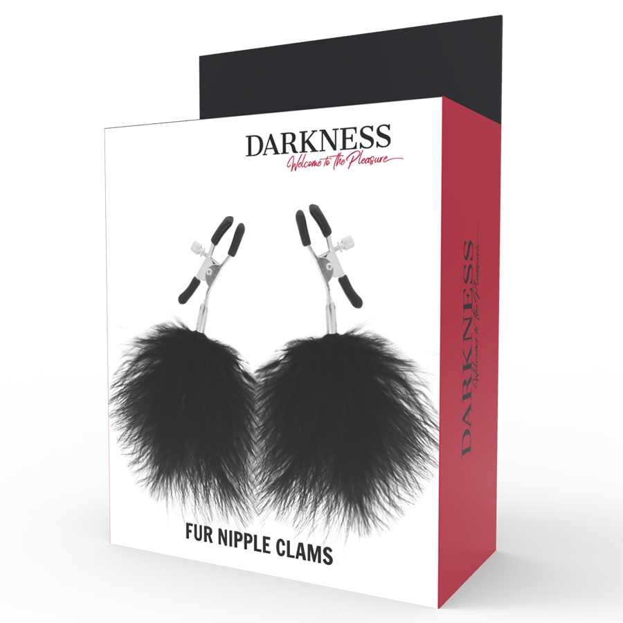 DARKNESS - PINZAS PARA PEZONES CON POM-POM 2