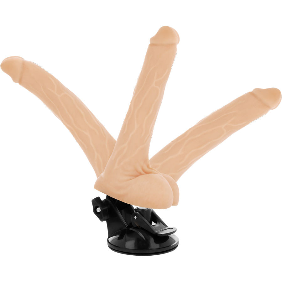 BASECOCK - TÉLÉLÉCOMMANDE NATUREL ARTICULABLE VIBRATEUR 18.5 CM -O- 4 CM