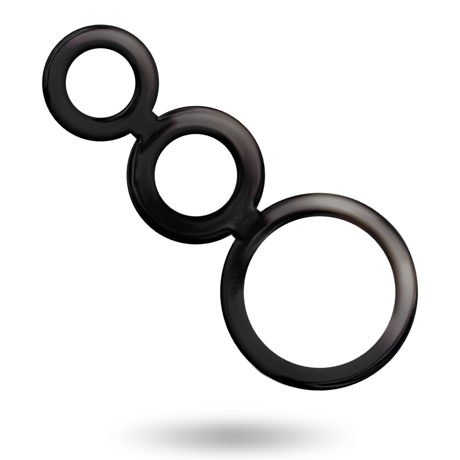JUGUETES ADICTOS - SET DE ANILLOS PARA EL PENE - SMOKY