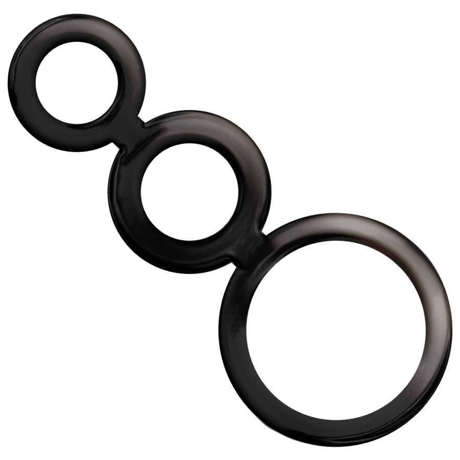 JUGUETES ADICTOS - SET DE ANILLOS PARA EL PENE - SMOKY