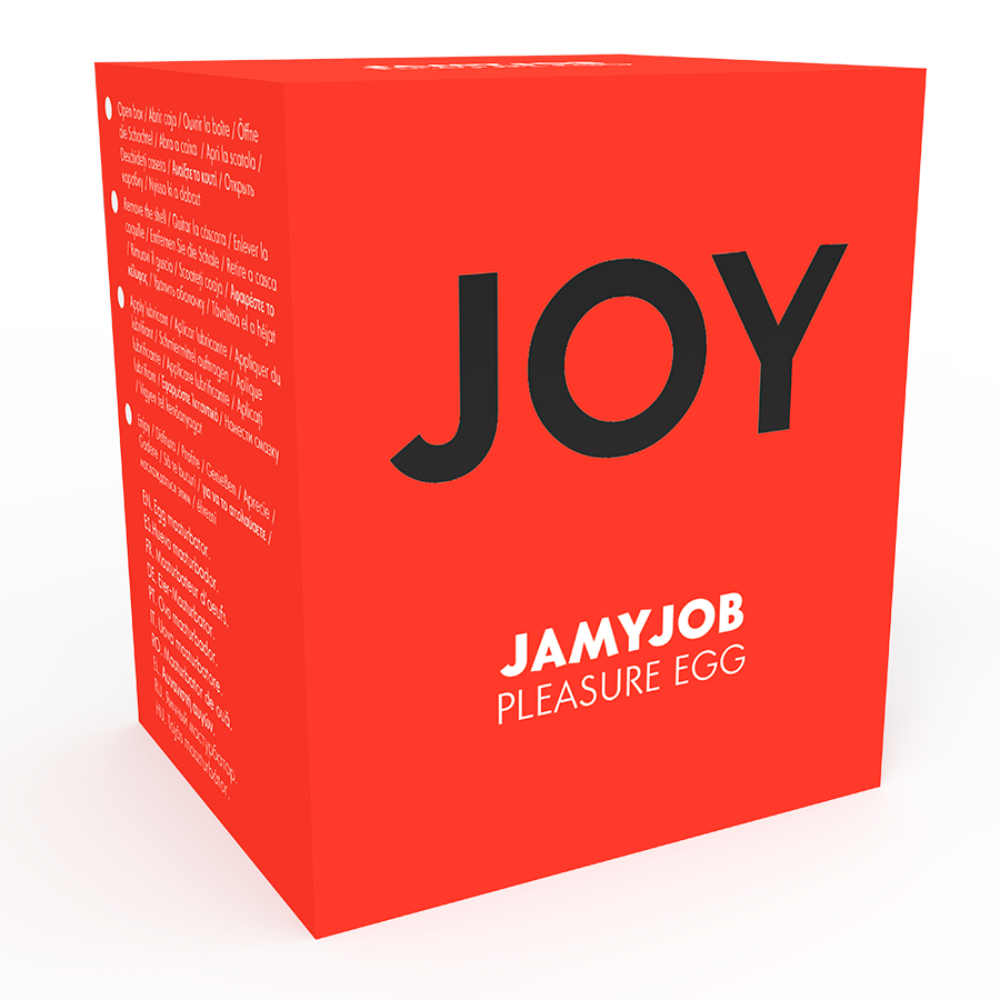 JAMYJOB - MASTURBADOR ROJO HUEVO VERSIÓN DISCRETA