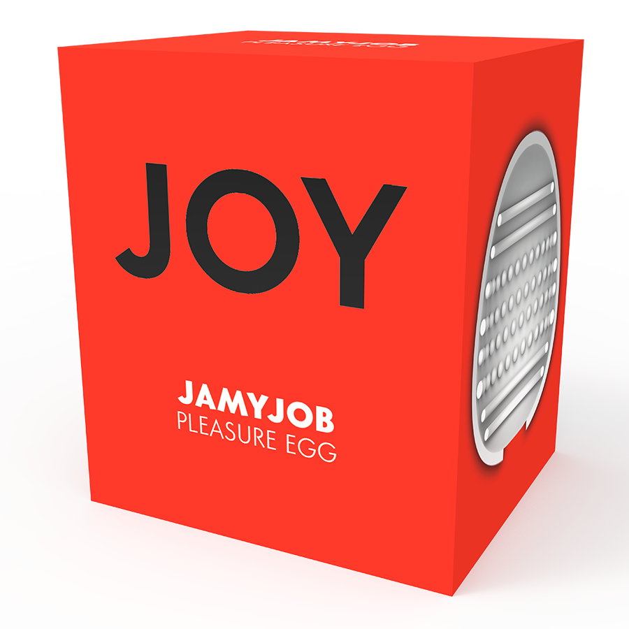 JAMYJOB - MASTURBADOR ROJO HUEVO VERSIÓN DISCRETA