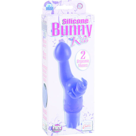 CALEXOTICS - KISS SILICONE RABBIT KISS PÚRPURA