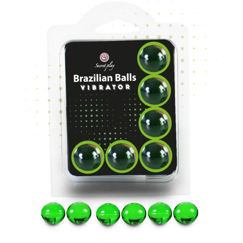 SECRETPLAY - SET DE 6 BOLAS VIBRADORAS BRASILEÑAS