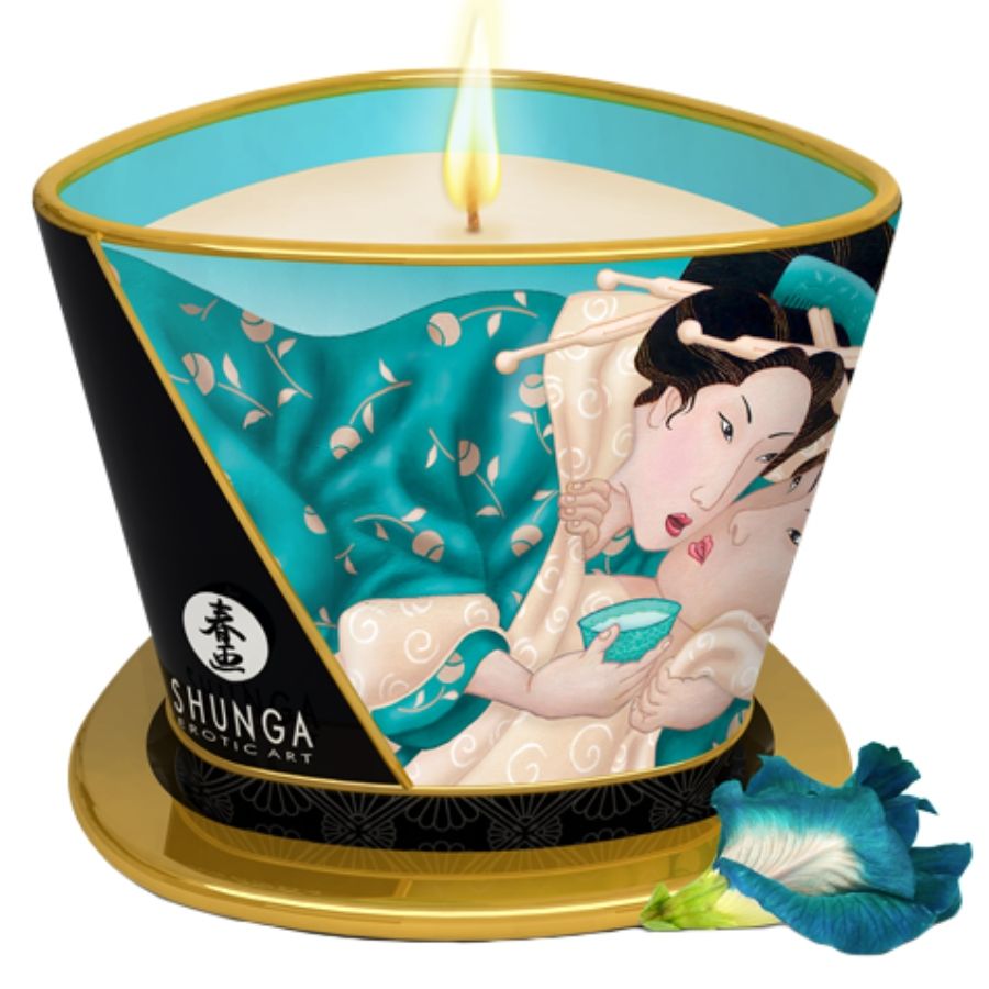 SHUNGA - FLEURS DES ÎLES MASSAGE BOUGIE 170 ML