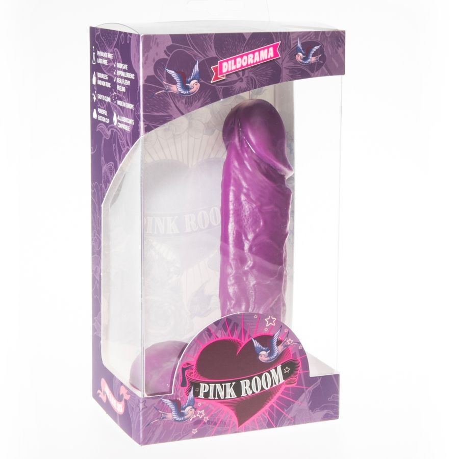 PINK ROOM - GODE RÉALISTE AMADEO VIOLET 15.5 CM