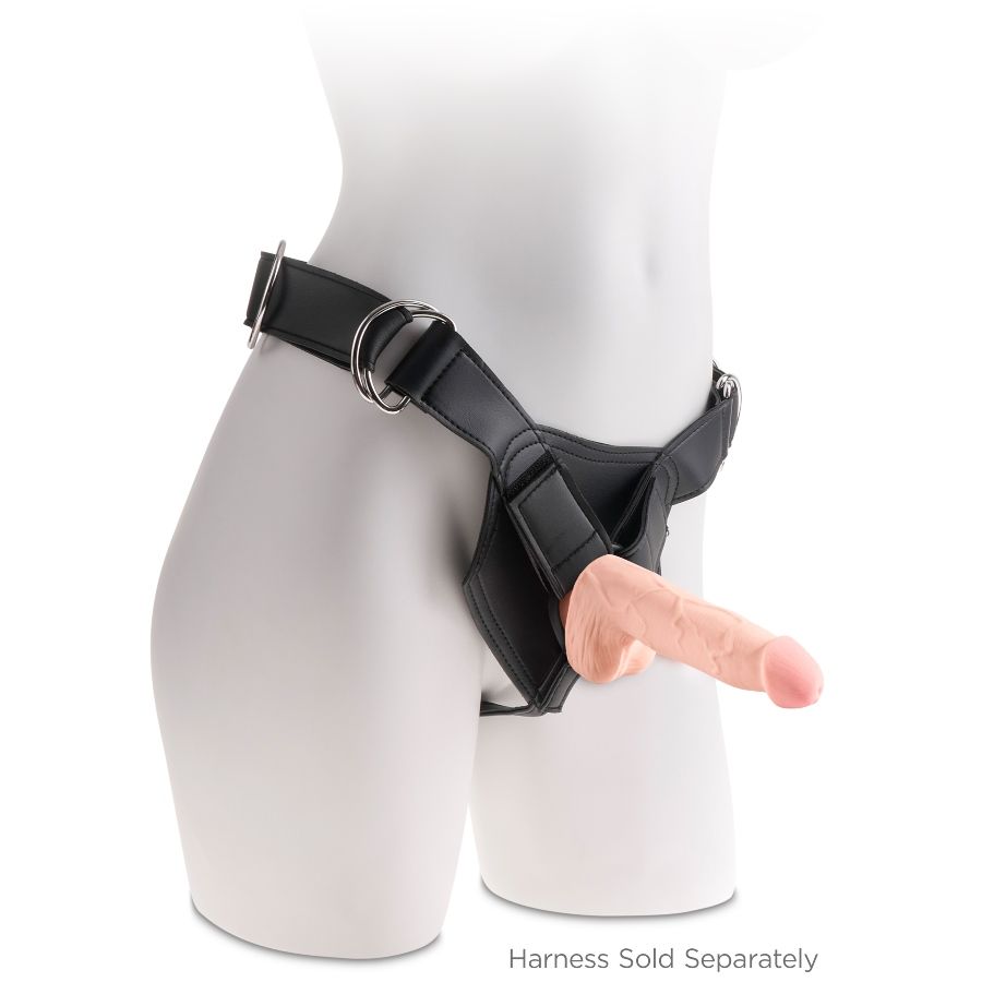 KING COCK - DILDO DE TRIPLE DENSIDAD DE 14 CM