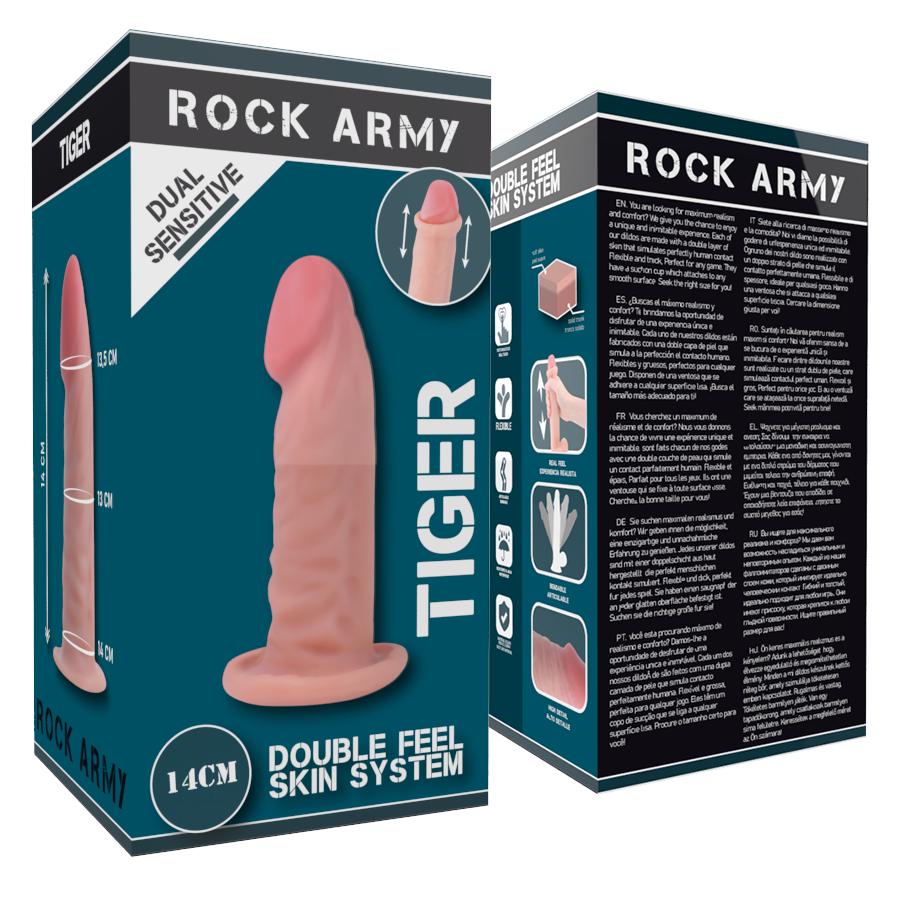 ROCKARMY - DOUBLE DENSITÉ TIGER 14 CM -O- 4.46 CM