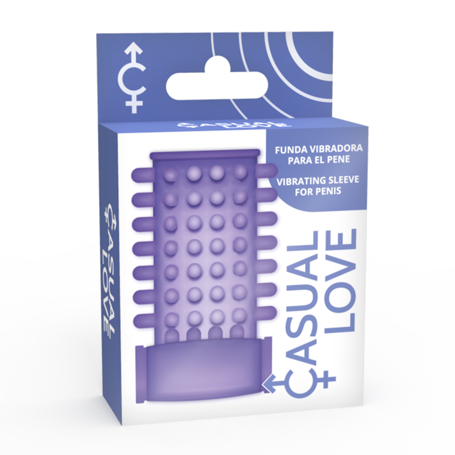 CASUAL LOVE - FUNDA PARA PENE CON VIBRADOR LILA