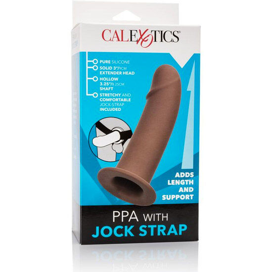 CALEXOTICS - PPA AVEC JOCK STRAP BROWN