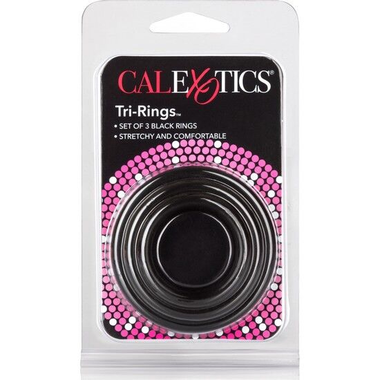 CALEXOTICS - ANILLO NEGRO DE TRIPLE