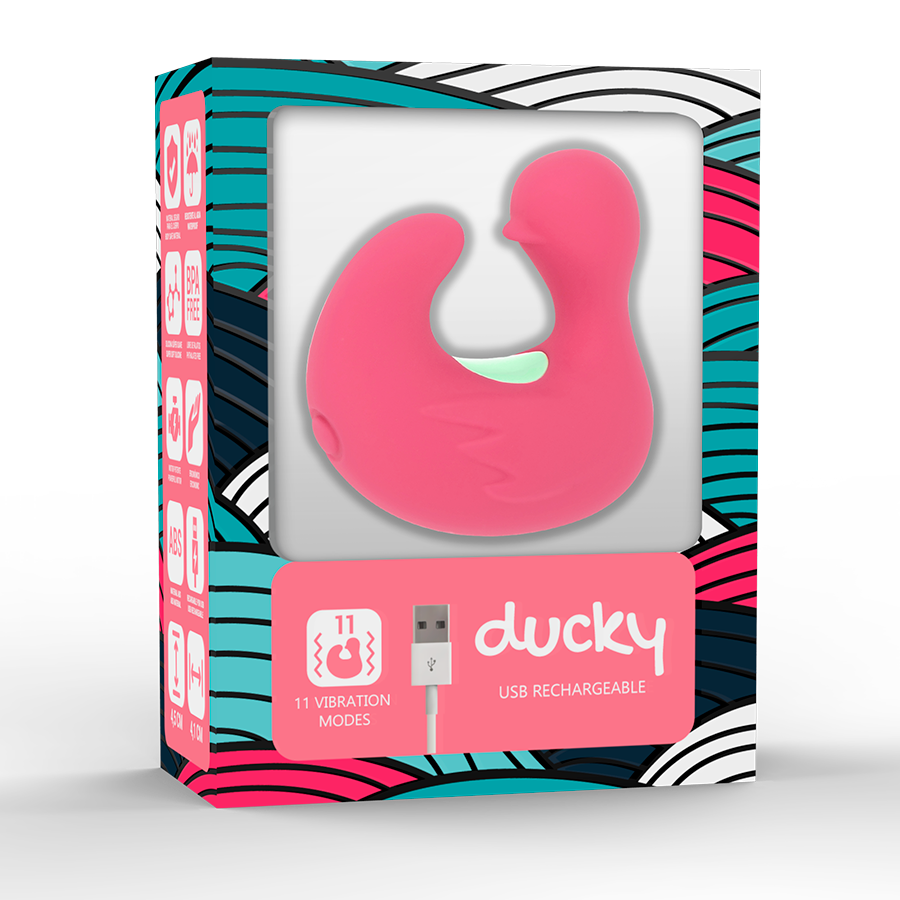 HAPPY LOKY - DUCKYMANIA DOIGT STIMULATEUR IN RECHARGEABLE SILICONE