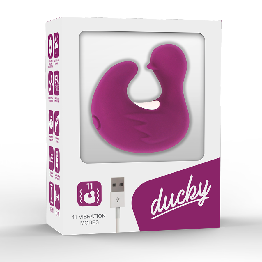 COVER ME - DÉ À DÉS À CANARD RECHARGEABLE IN SILICONE STIMULANT DUCKYMANIA