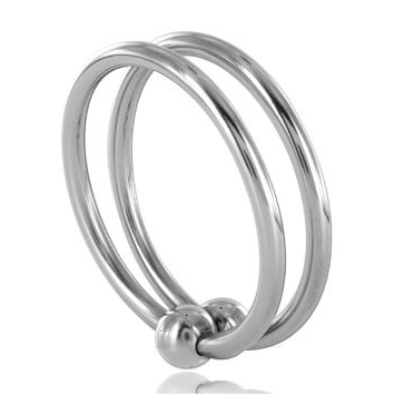 METAL DURO - ANILLO DOBLE DE VIDRIO 28MM