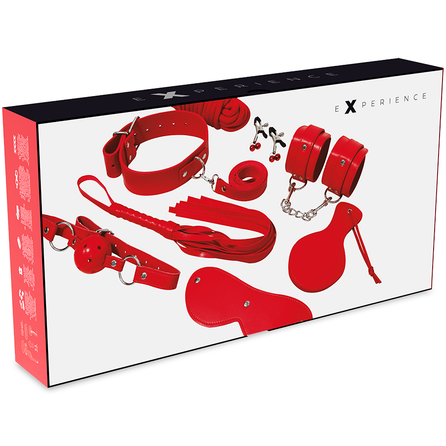 EXPERIENCE - BDSM FETISH KIT SERIE ROUGE