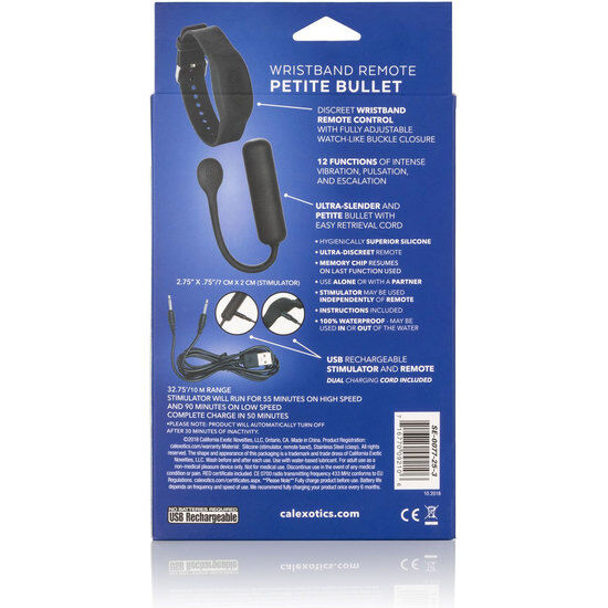 CALEXOTICS - TELECOMMANDE PETITE BULLET BRACELET