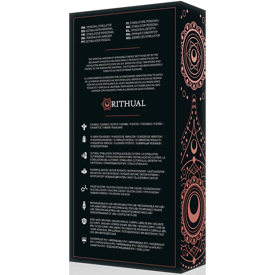 Rithual – Anusara Double Moteur Rechargeable 2.0 Noir