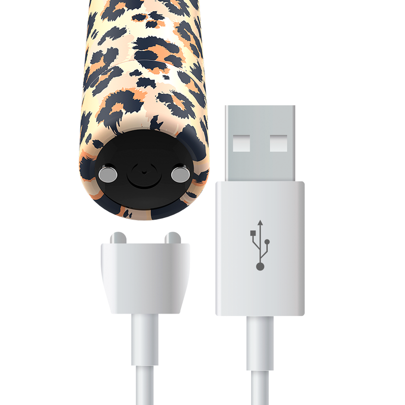 BALAS PERSONALIZADAS - RECARGABLES LEOPARD 10 INTENSIDADES