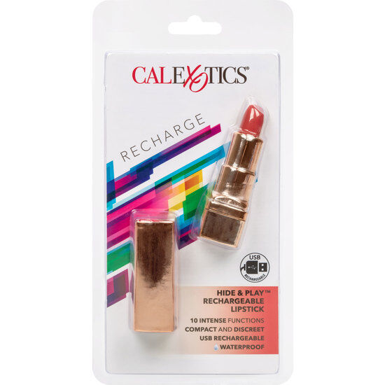 CALEXOTICS - BALA - LÁPIZ LABIAL RECARGABLE HIDE & PLAY