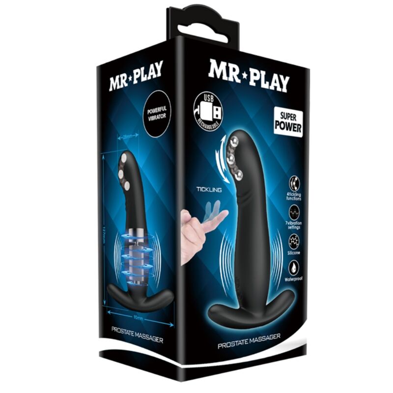 MR PLAY - RECHARGEABLE NOIR PROSTATE MASSEUR