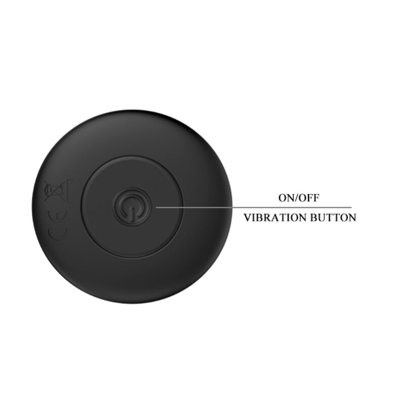 MR PLAY - ANAL PLUG VIBRATEUR NOIR RECHARGEABLE