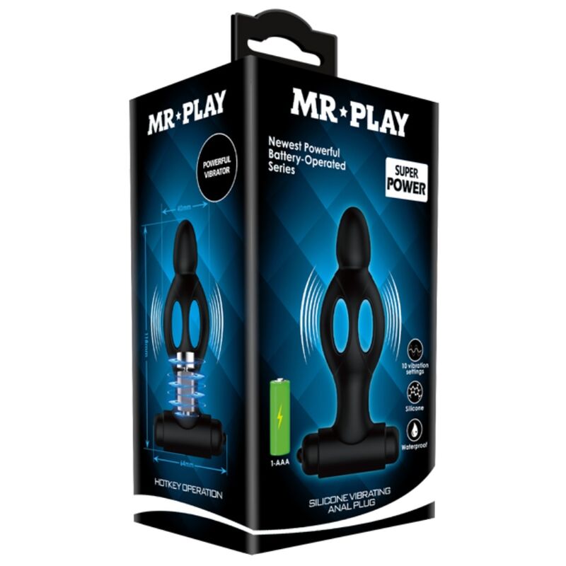 MR PLAY - ANAL PLUG IN SILICONE AVEC VIBRATION
