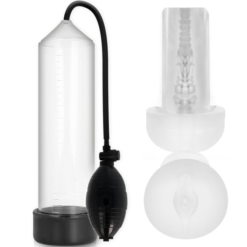 BOMBA ADICTO - RX3 TRANSPARENTE CON FUNDA DE PLACER