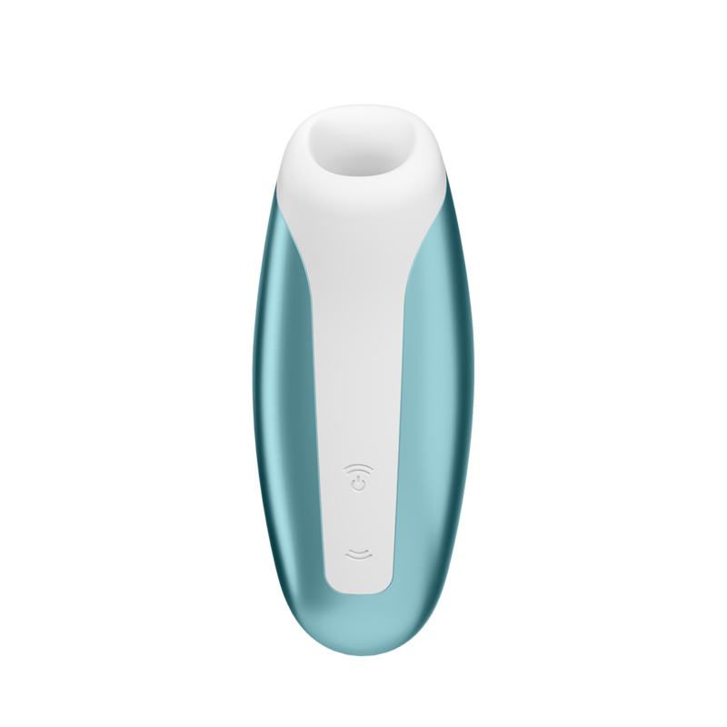 SATISFYER - LOVE BREEZE SUCTION AZUL HIELO