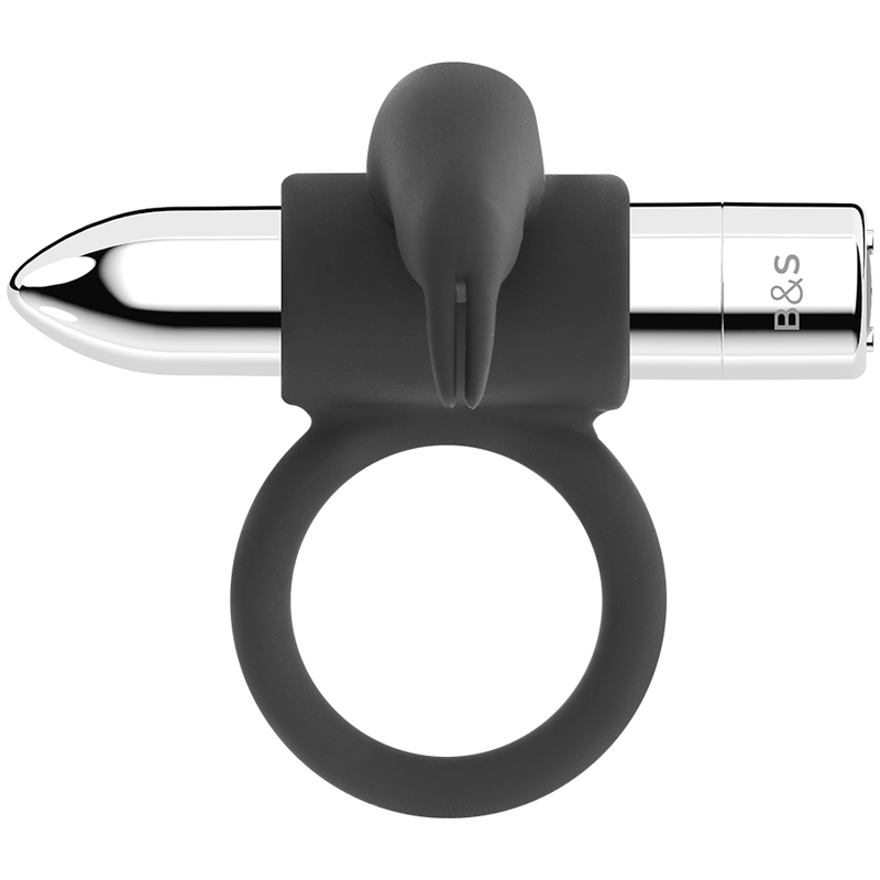 Bague rechargeable burton 10 modes de vibration – Black & Silver