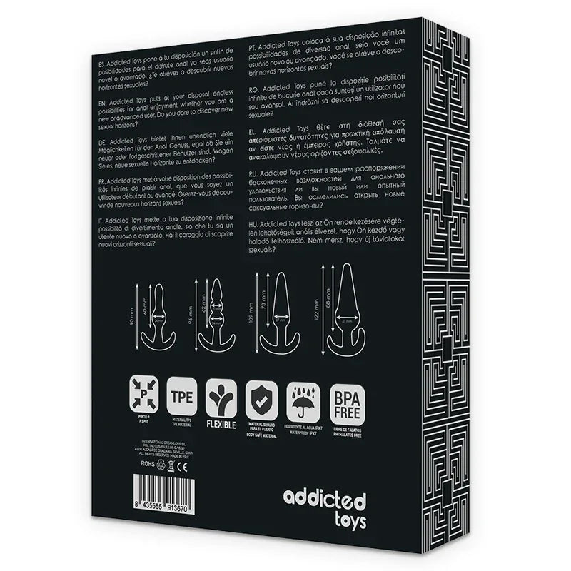 Addicted Toys – Ensemble 4 Bouchons Anal