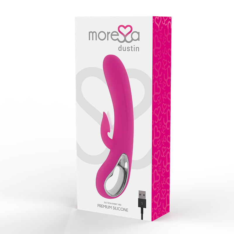 MORESSA - DUSTIN ONDES STIMULANTES CLITORIALES ET VIBRATIONS PUISSANTES SILICONE PREMIUM RECHARGEABLE