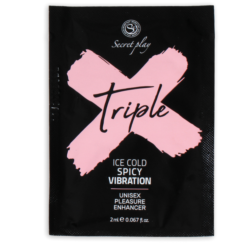 SECRETPLAY - INTENSIFICADOR DE PLACER TRIPLE X DE DOSIS MONO