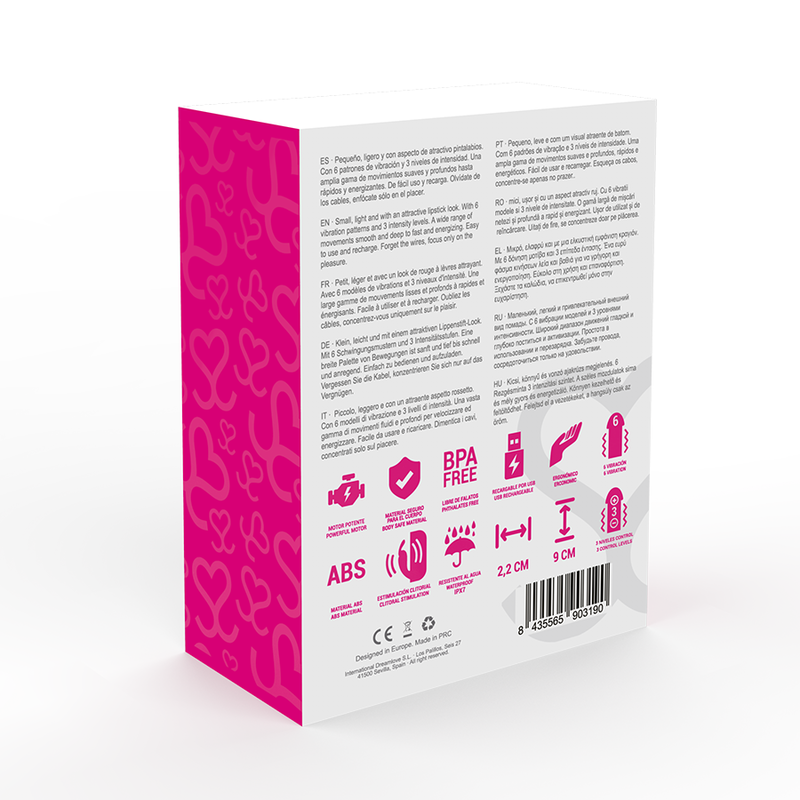 MORESSA - VIBRADOR ESTIMULADOR DE VIAJE ROSA IVY