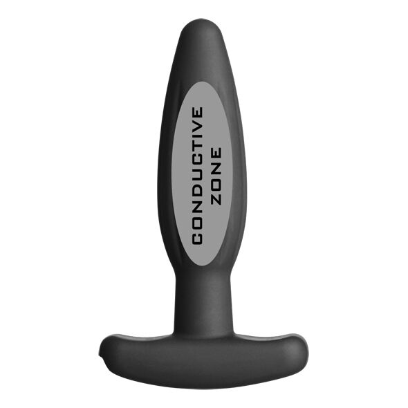ELECTRASTIM - PLUG ANAL BALANCÍN DE SILICONA NEGRO PEQUEÑO