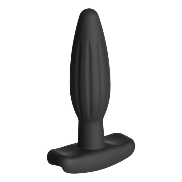 ELECTRASTIM - PLUG ANAL BALANCÍN DE SILICONA NEGRO PEQUEÑO