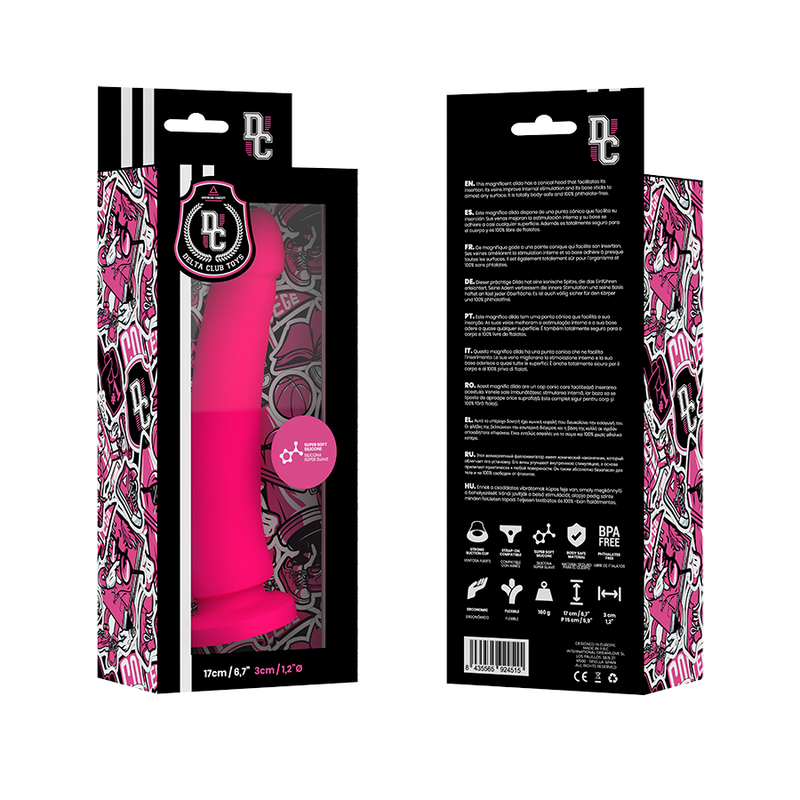 DELTA CLUB - TOYS GODE MEDICAL SILICONE ROSE 17 CM -O- 3 CM