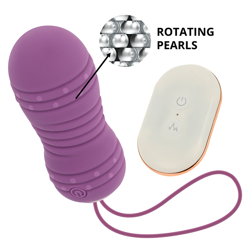 OHMAMA - ŒUF TÉLÉLÉCOMMANDE 7 LILAS ROTATION MODES