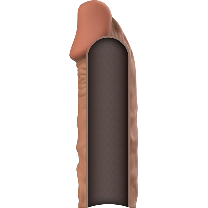 VIRILXL - BROWN PENIS EXTENSION IN LIQUIDE SILICONE V5