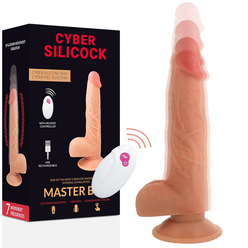 CYBER SILICOCK - TÉLÉLÉLÉCOMMANDE RÉALISTE MASTER BEN 23.88 CM -O- 4.3 CM
