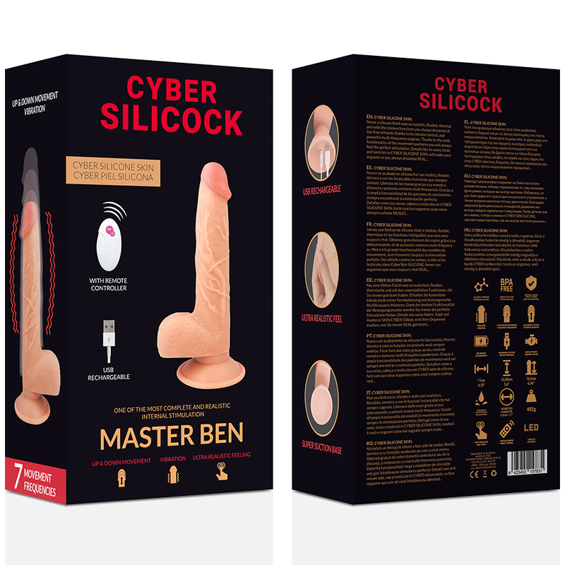 CYBER SILICOCK - TÉLÉLÉLÉCOMMANDE RÉALISTE MASTER BEN 23.88 CM -O- 4.3 CM