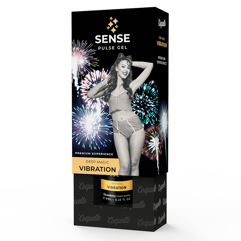 COQUETTE CHIC DESIRE - GEL LÍQUIDO PREMIUM FRESA VIBRATING PULSE 6ML